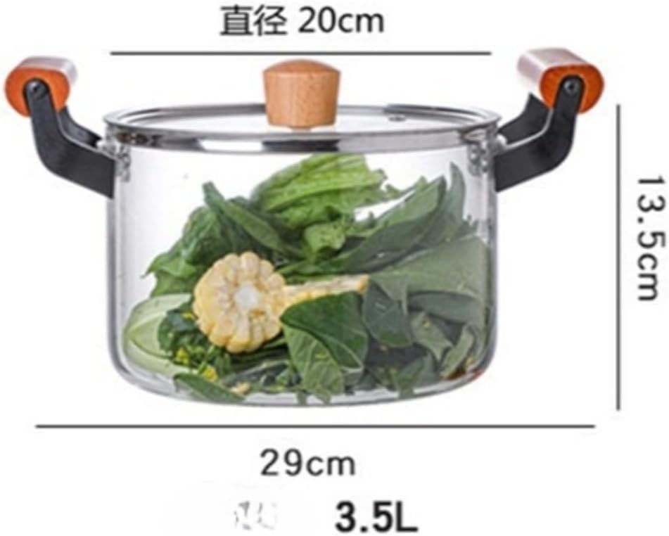 ガラス耐熱鍋 超耐熱ガラス鍋 3㍑ | がらや商店